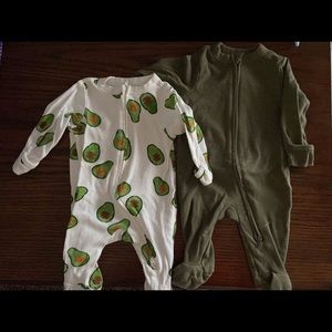 Baby Sleep & Play One Piece Avocado Bundle
